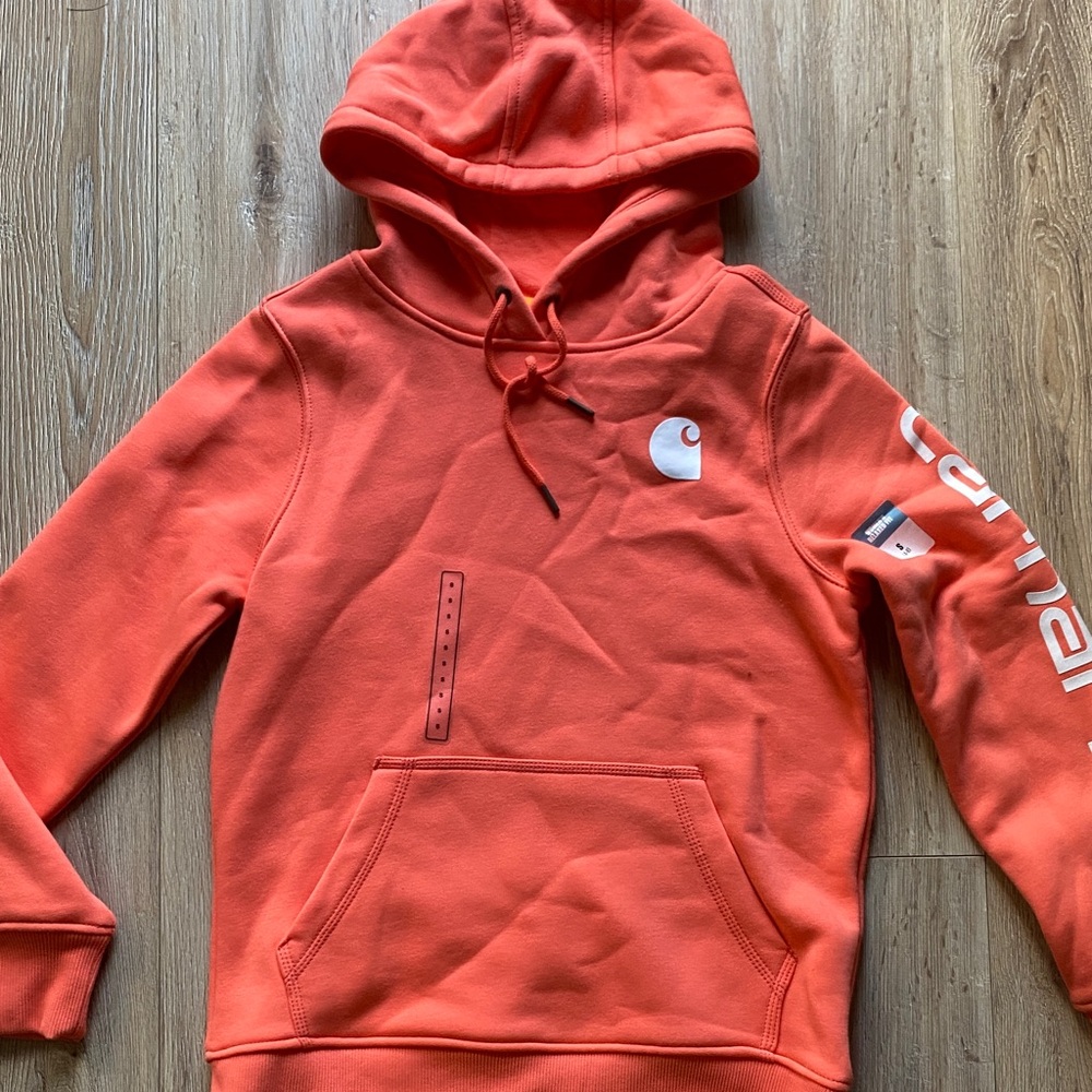 New Carhartt women’s Bright Orange Hoodie